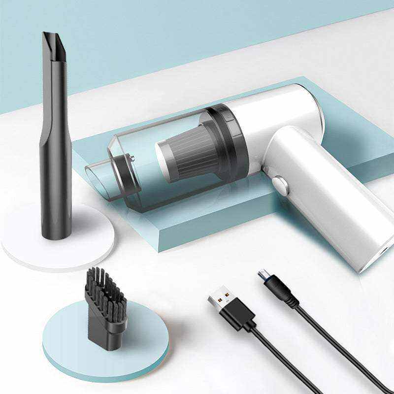 aspirateur portable sans fil velvio usage maison et voiture compact léger rechargeable usb