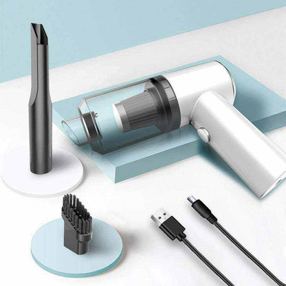aspirateur portable sans fil velvio usage maison et voiture compact léger rechargeable usb